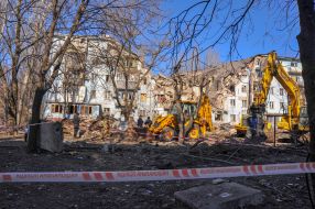 Consequences of a missile attack on Zaporozhye