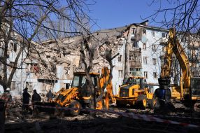 Consequences of a missile attack on Zaporozhye