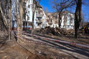 Consequences of a missile attack on Zaporozhye