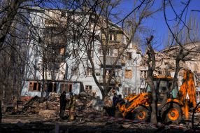 Consequences of a missile attack on Zaporozhye