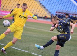 Игровой момент матча