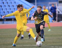 Игровой момент матча