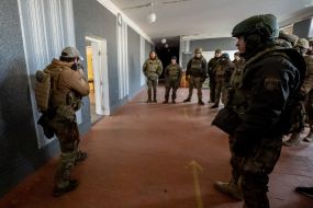 Foreign instructors train the Ukrainian military