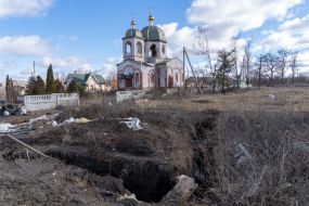 A church in the village of Tsupovka, Kharkov region