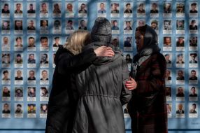 The Wall of Remembrance of those who died for Ukraine