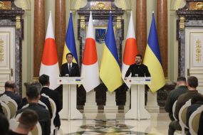 Владимир Зеленский и Фумио Кисида