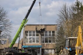 Consequences of the kamikaze drone attack in Rzhyshchіv