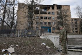 Consequences of the kamikaze drone attack in Rzhyshchіv
