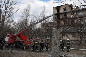 Consequences of the kamikaze drone attack in Rzhyshchіv