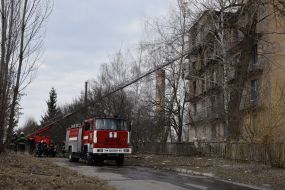 Consequences of the kamikaze drone attack in Rzhyshchіv