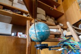 Physics room in a school