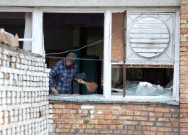Consequences of the kamikaze drone attack in Rzhyshchіv