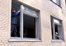 Наслідки атаки дронів-камікадзе у Ржищеві