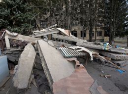 Наслідки атаки дронів-камікадзе у Ржищеві