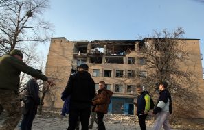 Наслідки атаки дронів-камікадзе у Ржищеві