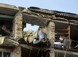 Consequences of the kamikaze drone attack in Rzhyshchіv