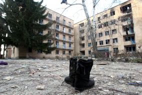 Наслідки атаки дронів-камікадзе у Ржищеві