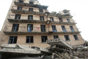 Наслідки атаки дронів-камікадзе у Ржищеві