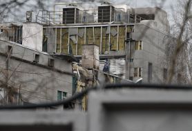 Consequences of the kamikaze drone attack in Kyiv