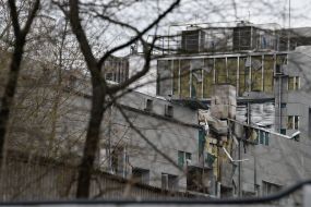 Consequences of the kamikaze drone attack in Kyiv