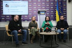 Yulia Sokolovska, Oksana Zholnovich, Yevhen Kapinus