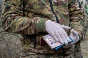 Documents found on the body of a dead Russian soldier