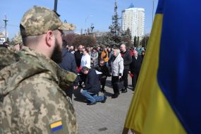 Farewell ceremony for Kostyantyn Starovytskyi