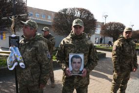 Farewell ceremony for Kostyantyn Starovytskyi