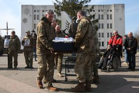 Farewell ceremony for Kostyantyn Starovytskyi