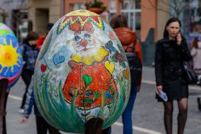 Easter exhibition of painted Easter eggs in Uzhhorod