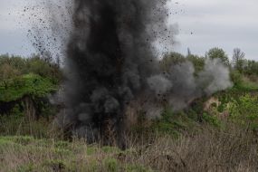 Planned destruction of explosive ordnance from the occupied territory