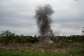 Planned destruction of explosive ordnance from the occupied territory