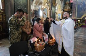 Consecration of Easter baskets