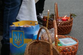 Освячення великодніх кошиків
