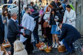 Освящение пасхальных корзин