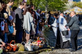 Освящение пасхальных корзин