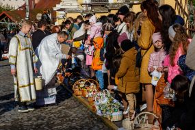 Освящение пасхальных корзин