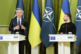 Володимир Зеленський та Єнс Столтенберг