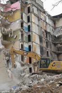 Dismantling of two high-rise buildings in Irpіn