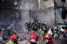 Consequences of rocket fire in Uman