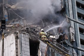 Consequences of rocket fire in Uman