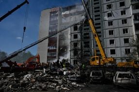 Consequences of rocket fire in Uman