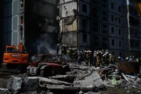 Consequences of rocket fire in Uman