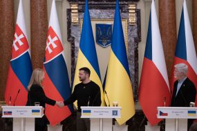 Zuzana Chaputova, Volodymyr Zelenskyi, Petr Pavel