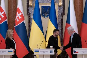 Zuzana Chaputova, Volodymyr Zelenskyi, Petr Pavel