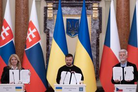 Zuzana Chaputova, Volodymyr Zelenskyi, Petr Pavel