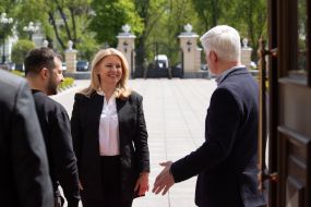 Zuzana Chaputova, Volodymyr Zelenskyi, Petr Pavel