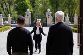 Zuzana Chaputova, Volodymyr Zelenskyi, Petr Pavel