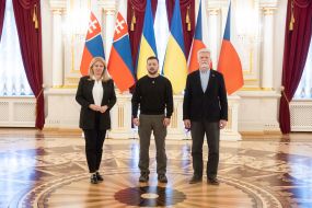 Zuzana Chaputova, Volodymyr Zelenskyi, Petr Pavel