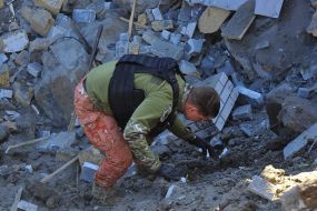 Consequences of the night rocket attack on Zaporizhzhia